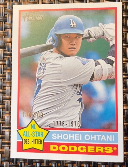 2025 Topps Heritage #148 Shohei Ohtani Los Angeles Dodgers — front