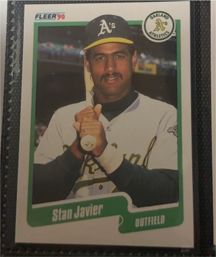 1990 Fleer #12 Stan Javier — front