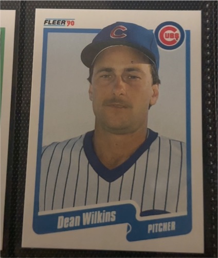1990 Fleer #47 Dean Wilkins — front