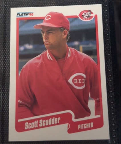 1990 Fleer #434 Scott Scudder — front