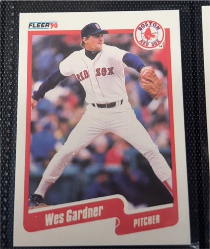 1990 Fleer #275 Wes Gardner — front