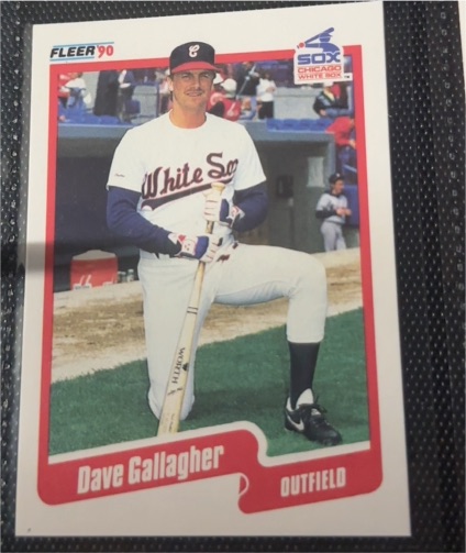 1990 Fleer #532 Dave Gallagher — front