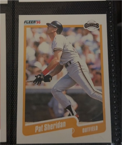 1990 Fleer #71 Pat Sheridan — front