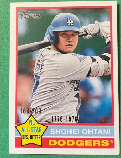 2025 Topps Heritage #148 Shohei Ohtani — front