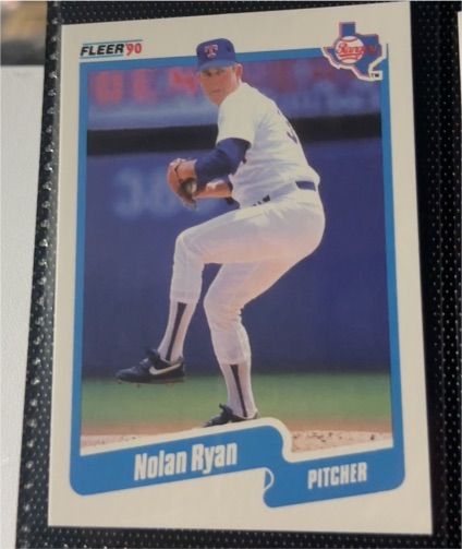 1990 Fleer #313 Nolan Ryan — front