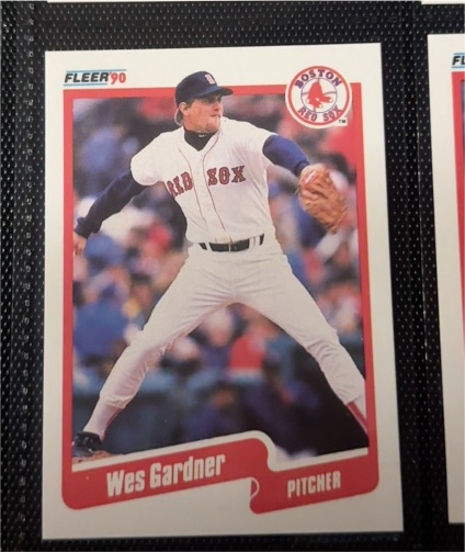 1990 Fleer #251 Wes Gardner — front