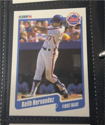 1990 Fleer #205 Keith Hernandez — front