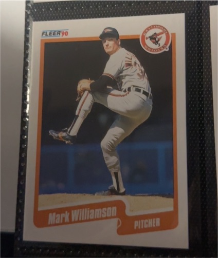 1990 Fleer #194 Mark Williamson — front