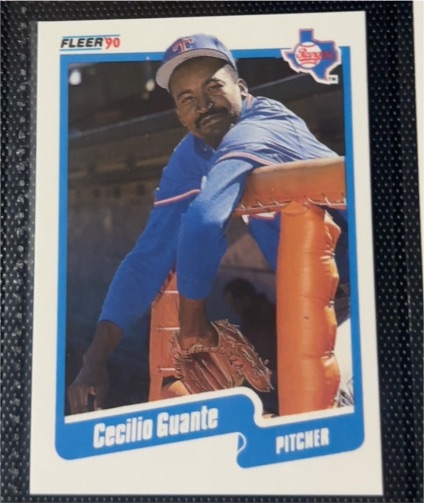 1990 Fleer #298 Cecilio Guante — front