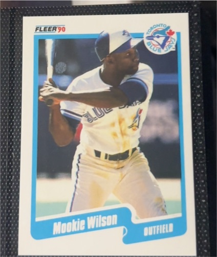 1990 Fleer #99 Mookie Wilson — front