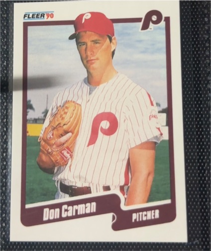 1990 Fleer #552 Don Carman — front