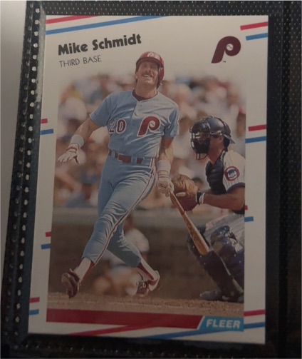 1988 Fleer #315 Mike Schmidt — front