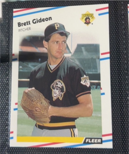 1988 Fleer #330 Brett Gideon — front
