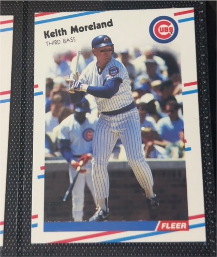 1988 Fleer #425 Keith Moreland — front