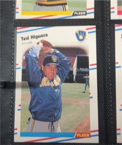 1988 Fleer #166 Ted Higuera — front