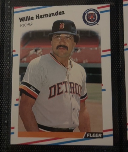 1988 Fleer #58 Willie Hernandez — front