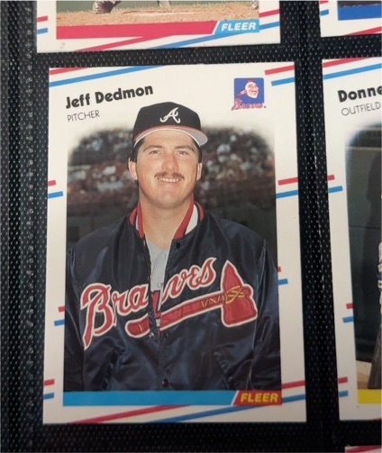 1988 Fleer #537 Jeff Dedmon — front