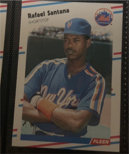 1988 Fleer #149 Rafael Santana — front