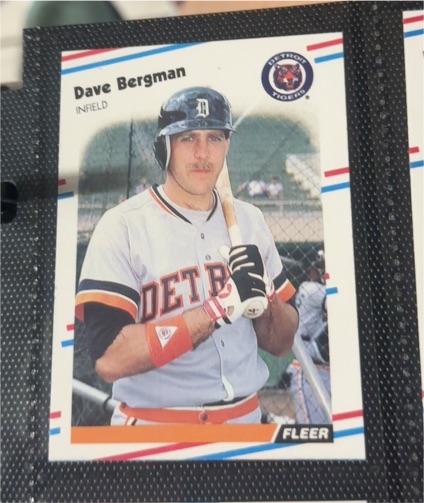 1988 Fleer #52 Dave Bergman — front
