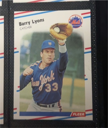 1988 Fleer #140 Barry Lyons — front