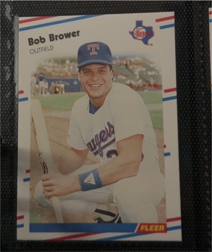 1988 Fleer #461 Bob Brower — front