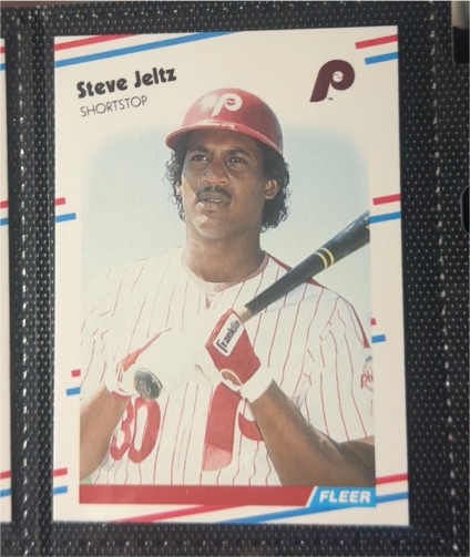 1988 Fleer #308 Steve Jeltz — front