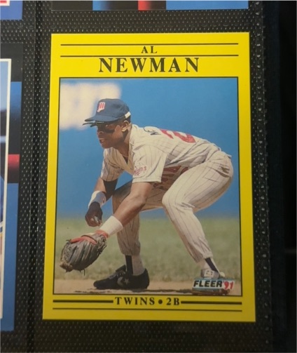 1991 Fleer #621 Al Newman — front