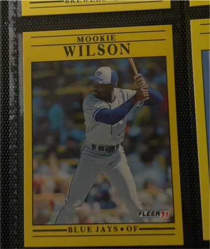 1991 Fleer #192 Mookie Wilson — front