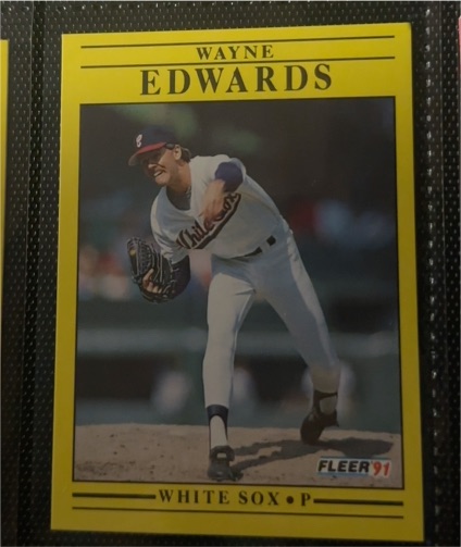 1991 Fleer #116 Wayne Edwards — front
