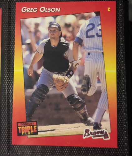 1992 Donruss Triple Play #54 Greg Olson — front