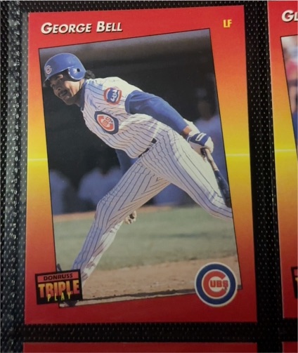 1992 Donruss Triple Play #42 George Bell — front