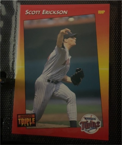 1992 Donruss Triple Play #3 Scott Erickson — front