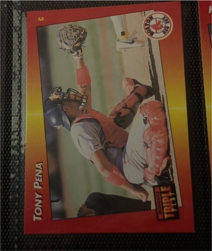 1992 Donruss Triple Play #48 Tony Pena — front