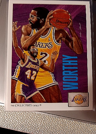 1991-92 Upper Deck #85 James Worthy — front