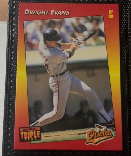 1992 Donruss Triple Play #67 Dwight Evans — front