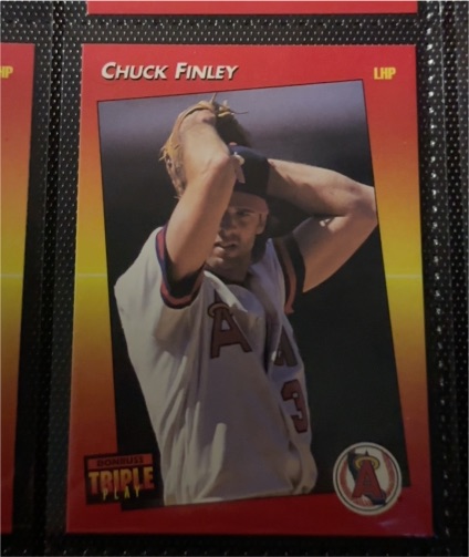 1992 Donruss Triple Play #91 Chuck Finley — front