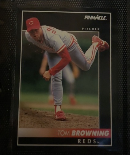 1992 Pinnacle #101 Tom Browning — front