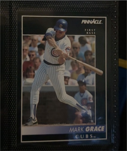 1992 Pinnacle #136 Mark Grace — front