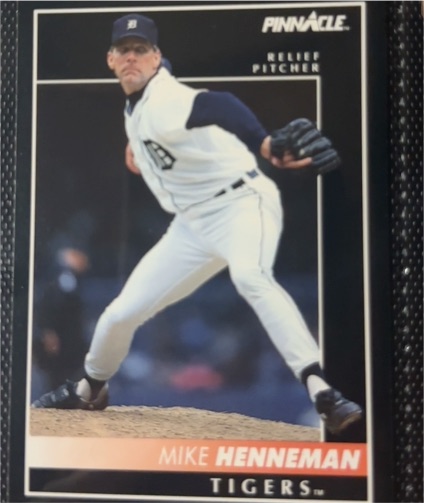 1992 Pinnacle #164 Mike Henneman — front
