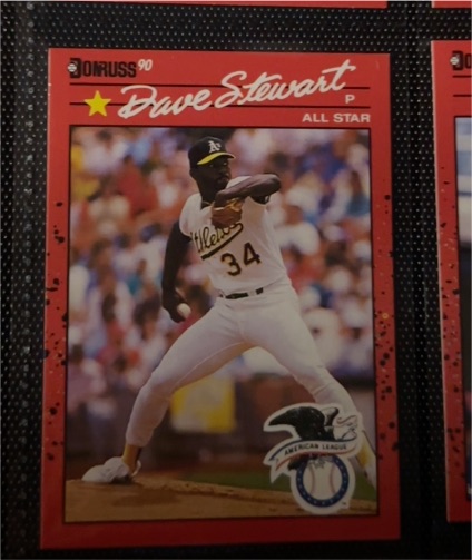 1990 Donruss #703 Dave Stewart — front