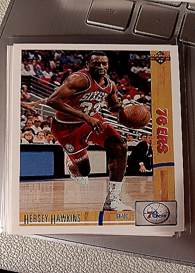 1991 Upper Deck #155 Hersey Hawkins — front