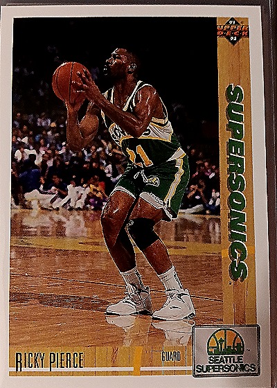 1991-92 Upper Deck #156 Ricky Pierce — front