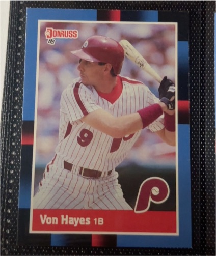 1988 Donruss #207 Von Hayes — front