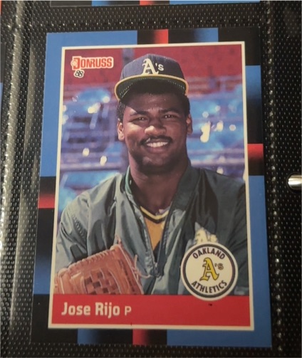 1988 Donruss #548 Jose Rijo — front