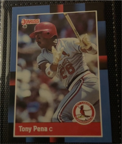 1988 Donruss #170 Tony Pena — front