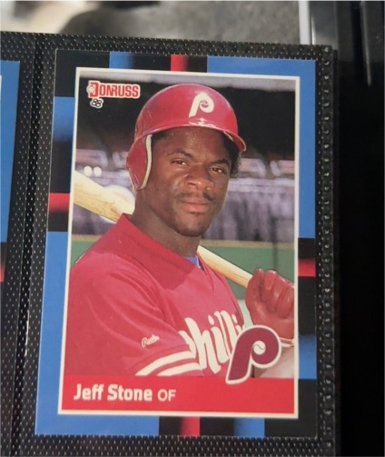 1988 Donruss #482 Jeff Stone — front