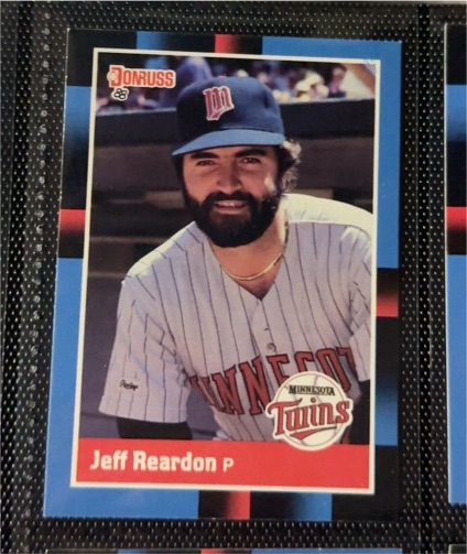 1988 Donruss #122 Jeff Reardon — front