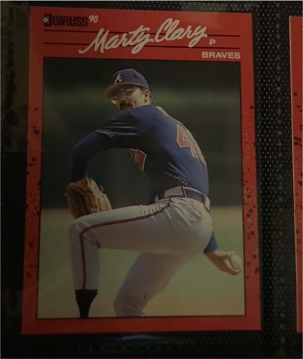 1990 Donruss #381 Marty Clary — front