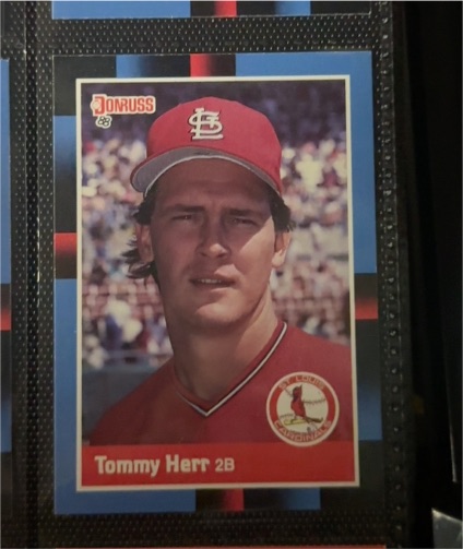 1988 Donruss #208 Tommy Herr — front