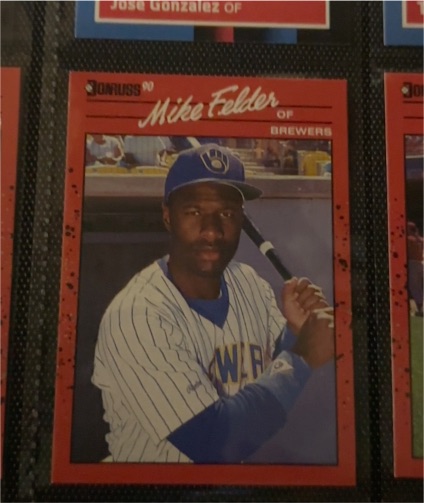 1990 Donruss #501 Mike Felder — front